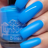 Blue My Mind from the “Tonally Awesome" Nail Polish Collection 15ml 5-Free